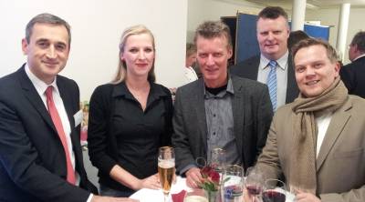 SEL-Eröffnung - Francis Kleitz (links) mit den CDU-Vertretern aus Ortsrat, Stadtrat und Kreistag.